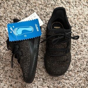 ADIDAS Baby Sneakers Black with Gold Accents